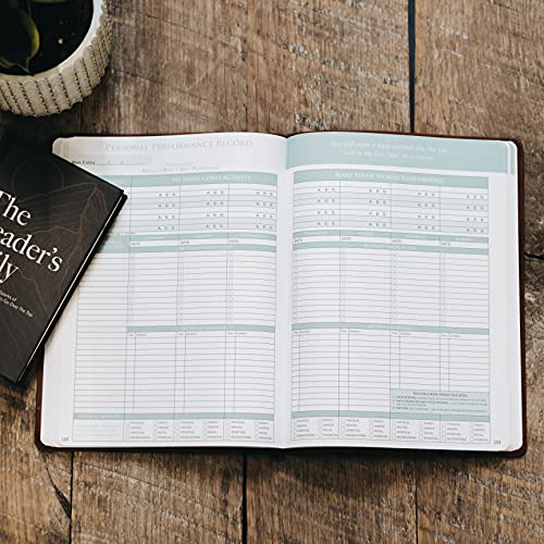 The Performance Planner and the Leaders Daily Devotional By Zig Ziglar | Total Value of $62.94 | Daily Planner Journal and Devotional For Daily Weekly Monthly and Yearly Goal Setting