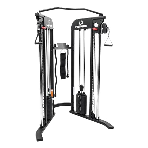 Inspire Fitness Functional Trainer - Multifunctional Cable Machine Home Gym System - at Home Gym Workout Weight Machine for Strength Training - Full Body Compact Exercise & Fitness Equipment Set