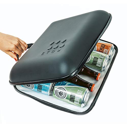 Small Portable Travel Cooler Bag. Beach Supplies. Bottle Holder. Insulated Golf Beer Cooler. Slim Iceless Cooler.